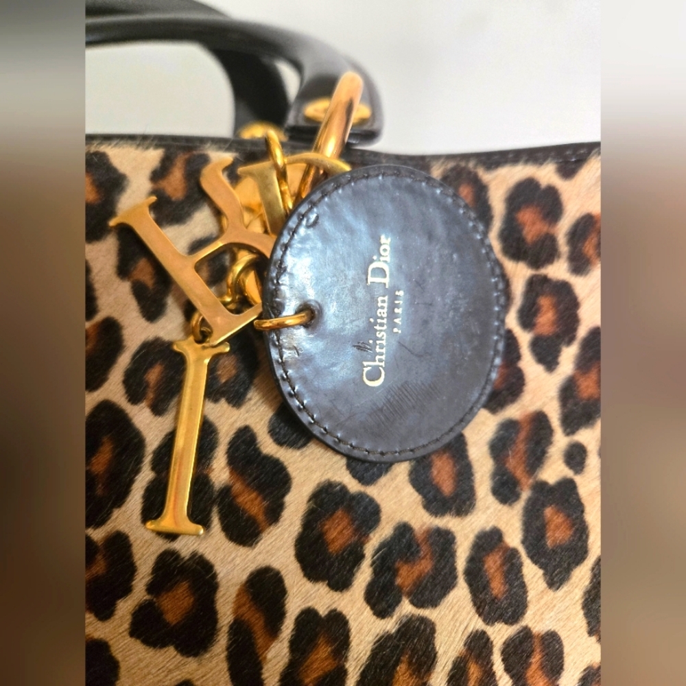 Authentic Christian Dior Lady Bag Cheetah ๐ Print - Picture 15 of 17